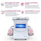 6in1 80K Radiofrequency Cavitation Machine, with EMS Pads, Ultrasonic Body Slimming System, Fat Burning Cellulite Body Massager