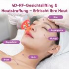 6in1 80K Radiofrequenz Kavitationsgerät, mit EMS-Pads, Ultraschall Körperschlankheits System, Fettverbrennung Cellulite Körpermassagegerät