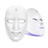 Light Therapy LED Face Mask 7 Color Light Treatment, 90 LED Beads, USB Rechargeable