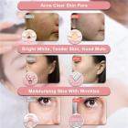 Light Therapy LED Face Mask 7 Color Light Treatment, 90 LED Beads, USB Rechargeable