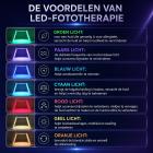 7-Kleuren LED-Lichttherapie Gezichtsverzorgingsapparaat met 225 LEDs – Fotodynamisch PDT Schoonheidsapparaat