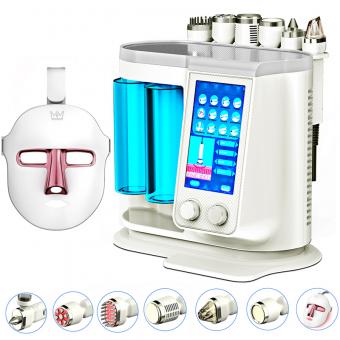 7in1 Sauerstoff-Jet-Peeling Hydro-Wasser Mikrodermabrasion Akne-Poren-Gesichtsreinigungs- und Verjüngungsgerät mit 7-Farben-LED-Gesichtsmaske 7in1 Sauerstoff-Jet-Peeling Hydro-Wasser Mikrodermabrasion Akne-Poren-Gesichtsreinigungs- und Verjüngungsgerät mit 7-Farben-LED-Gesichtsmaske
