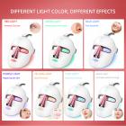7in1 Oxygen Jet Peel Hydro Water Microdermabrasion Ance Pore Face Cleaning Rejuvenation Machine, with 7 Color LED Facial Mask