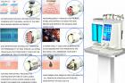 7in1 Oxygen Jet Peel Hydro Water Microdermabrasion Ance Pore Face Cleaning Rejuvenation Machine, with 7 Color LED Facial Mask