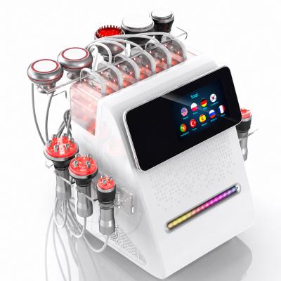 11in 1 80K Professioneel Radiofrequentie-Cavitatieapparaat met EMS-Pads – Ultrasoon Afslanksysteem en Anti-Cellulitemassageapparaat voor Salon en Spa