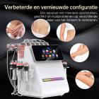 11in 1 80K Professioneel Radiofrequentie-Cavitatieapparaat met EMS-Pads – Ultrasoon Afslanksysteem en Anti-Cellulitemassageapparaat voor Salon en Spa