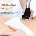 80K 11in1 Radiofrequenz Ultraschall Kavitationsgerät, mit EMS-Pads, Professionellem Ultraschall-Radiofrequenzgerät, Anti-Cellulite-Massagegerät für Salon-SPA