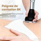 Machine de cavitation par radiofréquence 80K 11 en 1, Lipocavitation Machine avec coussinets EMS, système d'amincissement corporel à ultrasons professionnel, masseur anti-cellulite pour salon SPA