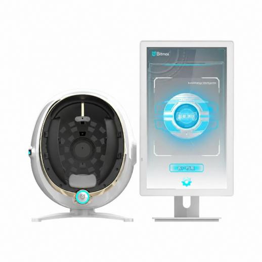 Intelligente Gezichts- en Huidanalyse Scanner met 21,5-inch LCD-Scherm, 38 Miljoen Pixels en 8 Spectrale Analysemodi – voor Gebruik in Schoonheidssalons