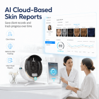 Intelligent Face Skin Analysis Scanner Machine, 21.5" LCD Display, 38 Million Pixels, 8 Spectral Analysis Modes, for Beauty Salon Use