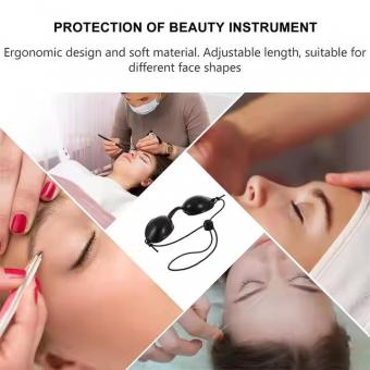 137*20*35mm (groß) IPL & LED Schutzbrille, Silikon Augenmaske für Augenschutz & Schönheit, Augenbinde für SPA