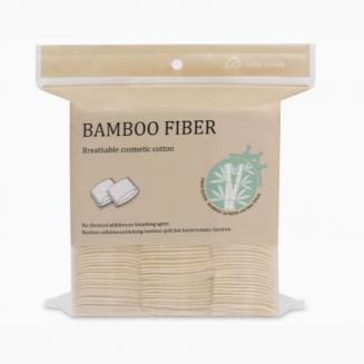 Bambusfaser Wattepads & weiche Trockentücher, Bambushandtücher für Hautpflege & Make-up-Entfernung, Reinigungspads aus Baumwolle (180 Stück/Beutel, 50 * 65 mm)