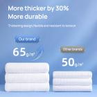 Disposable Bath Towel, Zero Addition, No Fluorescent Agent, No Brightener, Biodegradable (1pcs,70 X 140 cm)