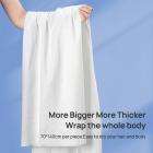 Disposable Bath Towel, Zero Addition, No Fluorescent Agent, No Brightener, Biodegradable (1pcs,70 X 140 cm)