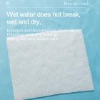 Wegwerphanddoekjes in doos, zonder toevoegingen, zonder fluorescerende stoffen, ontworpen voor baby's en de gevoelige huid (50 stuks/doos, 25 x 30 cm)