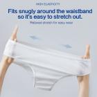 Wegwerponderbroekjes van katoen voor dames, zonder toevoegingen, zonder fluorescerende stoffen, zonder witmakers, EO-gesteriliseerd (5 stuks, XL)