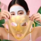 Couvre-masque en silicone 3D avec crochet d'oreille, empêche le masque de tomber et favorise l'absorption de l'essence du masque