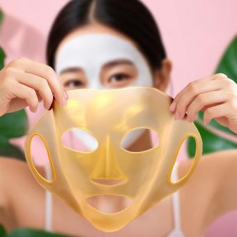 Couvre-masque en silicone 3D avec crochet d'oreille, empêche le masque de tomber et favorise l'absorption de l'essence du masque Couvre-masque en silicone 3D avec crochet d'oreille, empêche le masque de tomber et favorise l'absorption de l'essence du masque