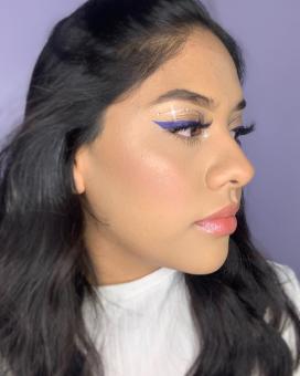 Waterproof, Longa Duração, Delineador Líquido, Violeta