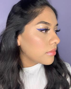 Waterproof, Longa Duração, Delineador Líquido, Violeta