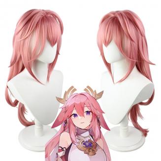 Pelucas de cosplay, Yae Miko Genshin Impact