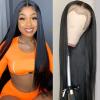 13x4 Lace Front Wigs Human Natural Hair, Straight, 180% Density, Pre Plucked Hairline, 26inch/65cm