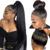 360 Lace Front Wigs Human Natural Hair, Straight, 180% Density, Pre Plucked Hairline, 20inch/50cm
