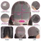 5x5 Lace Front Wigs Human Natural Hair, Body Wave, 180% Density, Pre Plucked Hairline, 22inch/55cm