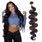 Hair Extension Weaves, 100% Human Natural Hair, Body Wave, 1 Bundle, 22inch/55cm