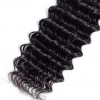 Tissage d'extension de cheveux, 100% cheveux naturels humains, vague profonde, 1 paquet, 10inch/25cm