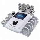 11in 1 80K Professioneel  Radiofrequentie-Cavitatieapparaat met 6 Lipolaser-Pads – Ultrasoon Afslanksysteem en Anti-Cellulitemassageapparaat voor Salon en Spa