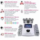 11in 1 80K Professioneel  Radiofrequentie-Cavitatieapparaat met 6 Lipolaser-Pads – Ultrasoon Afslanksysteem en Anti-Cellulitemassageapparaat voor Salon en Spa