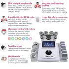 80K 11in1 Radiofrequency Cavitation Machine, with 6 Lipolaser Pads, Professional Ultrasonic Body Slimming System, Anti Cellulite Massager for Salon SPA