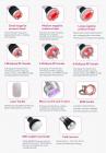 80K 11in1 Radiofrequency Cavitation Machine, with 6 Lipolaser Pads, Professional Ultrasonic Body Slimming System, Anti Cellulite Massager for Salon SPA