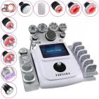 80K 11in1 Radiofrequency Cavitation Machine, with 6 EMS Pads, Professional Ultrasonic Body Slimming System, Anti Cellulite Massager for Salon SPA