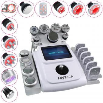 80K 11in1 Radiofrequency Cavitation Machine, with 6 EMS Pads, Professional Ultrasonic Body Slimming System, Anti Cellulite Massager for Salon SPA  80K 11in1 Radiofrequency Cavitation Machine, with 6 EMS Pads, Professional Ultrasonic Body Slimming System, Anti Cellulite Massager for Salon SPA