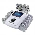 80K 11in1 Radiofrequency Cavitation Machine, with 6 EMS Pads, Professional Ultrasonic Body Slimming System, Anti Cellulite Massager for Salon SPA