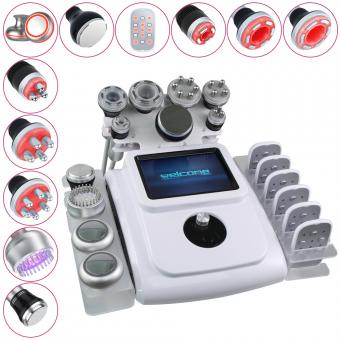 80K 11in1 RF-Ultraschall-Kavitationsgerät Mit 6 EMS-Pads, Professionelles Körperformungssystem, Anti-Cellulite-Massagegerät Für Salon & SPA