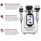 80K 3in1 Kavitation Maschine, Ultraschall Körperformungssystem, Fettverbrennender Cellulite Körpermassager