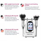 4in1 80K Radio-frequency Vacuum Ultrasonic Cavitation Machine, Body Slimming Sculpting Device for Face, Arm, Waist, Belly, Leg