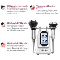 Appareil de Cavitation Ultrasonique 4 en 1,  80K Appareil Radiofréquence, appareil amincissant et sculptant pour le visage, les bras, la taille, le ventre et les jambes