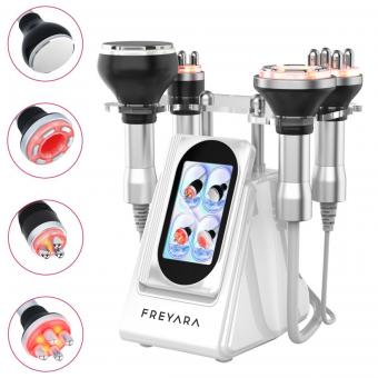 4in1 80K Radio-frequency Vacuum Ultrasonic Cavitation Machine, Body Slimming Sculpting Device for Face, Arm, Waist, Belly, Leg