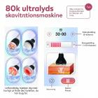 4-i-1 80K ultralyd kavitationsmaskine med RF og vakuum – kropsformning til ansigt, arme, talje, mave og ben