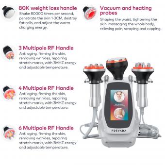 5in1 80K Radiofrequency Cavitation Machine, Ultrasonic Body Slimming System, Fat Burning Cellulite Body Massager 5in1 80K Radiofrequency Cavitation Machine, Ultrasonic Body Slimming System, Fat Burning Cellulite Body Massager