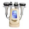 4in1 40K Abnehmen Maschine Vakuum Radiofrequenz Ultraschall Kavitationsgerät(Golden), Fettverbrennung, Anti Cellulite Schönheitsmaschine zur Körperformung mit Gesicht, Arm, Taille, Bauch, Bein