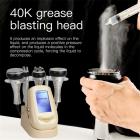 4in1 40K Radio-frequency Vacuum Ultrasonic Cavitation Machine (rose gold), Body Slimming Sculpting Device for Face, Arm, Waist, Belly, Leg