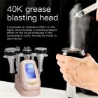 4in1 40K Radio-frequency Vacuum Ultrasonic Cavitation Machine (pink), Body Slimming Sculpting Device for Face, Arm, Waist, Belly, Leg