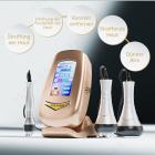 40K Abnehmen Maschine 3in1 RF Ultraschall Kavitationsmaschine(Golden), Schönheitsmaschine zur Körperformung mit Gesicht, Arm, Taille, Bauch, Bein