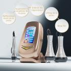 FREYARA Machine de cavitation RF 40K 3-en-1 (or rose), appareil de modelage corporel et d’amincissement, 3 têtes de massage pour le ventre, la taille, les bras, les jambes et les fesses, chargement par prise