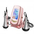 3in 1 40K RF-Cavitatieapparaat Roze met 3 Massagekoppen – Afslankapparaat voor Lichaamscontouring en Buikvet, Taille, Armen, Benen en Billen, met Netvoeding